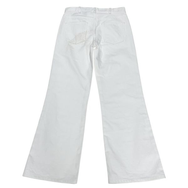 ● セリーヌ CELINE ジーンズ デニム 白 コットン 26 160|66A レディース S5X101 DECORATOM_COM_BR