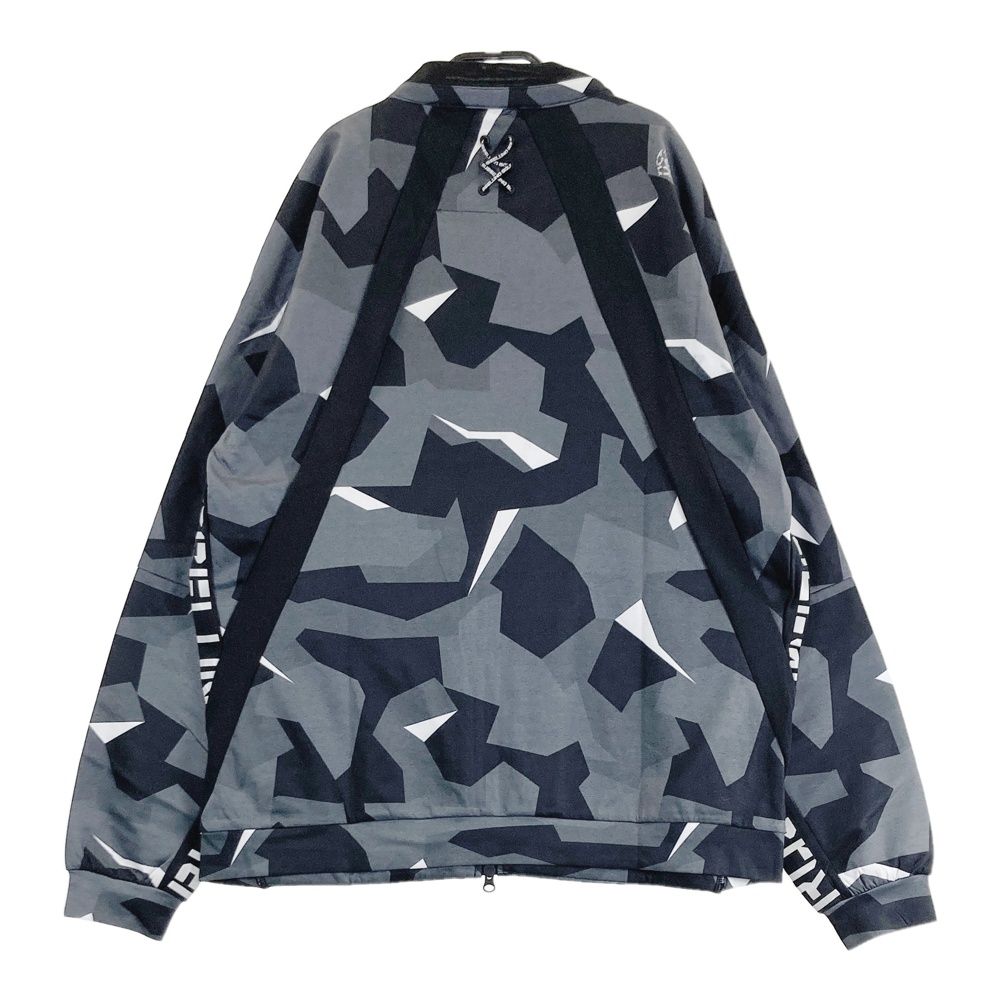 サイズ 7 RUSSELUNO ラッセルノ サイドロゴ 長袖ジップジャケット 総柄 グレー系 240101555234 ゴルフウェア メンズ ストスト