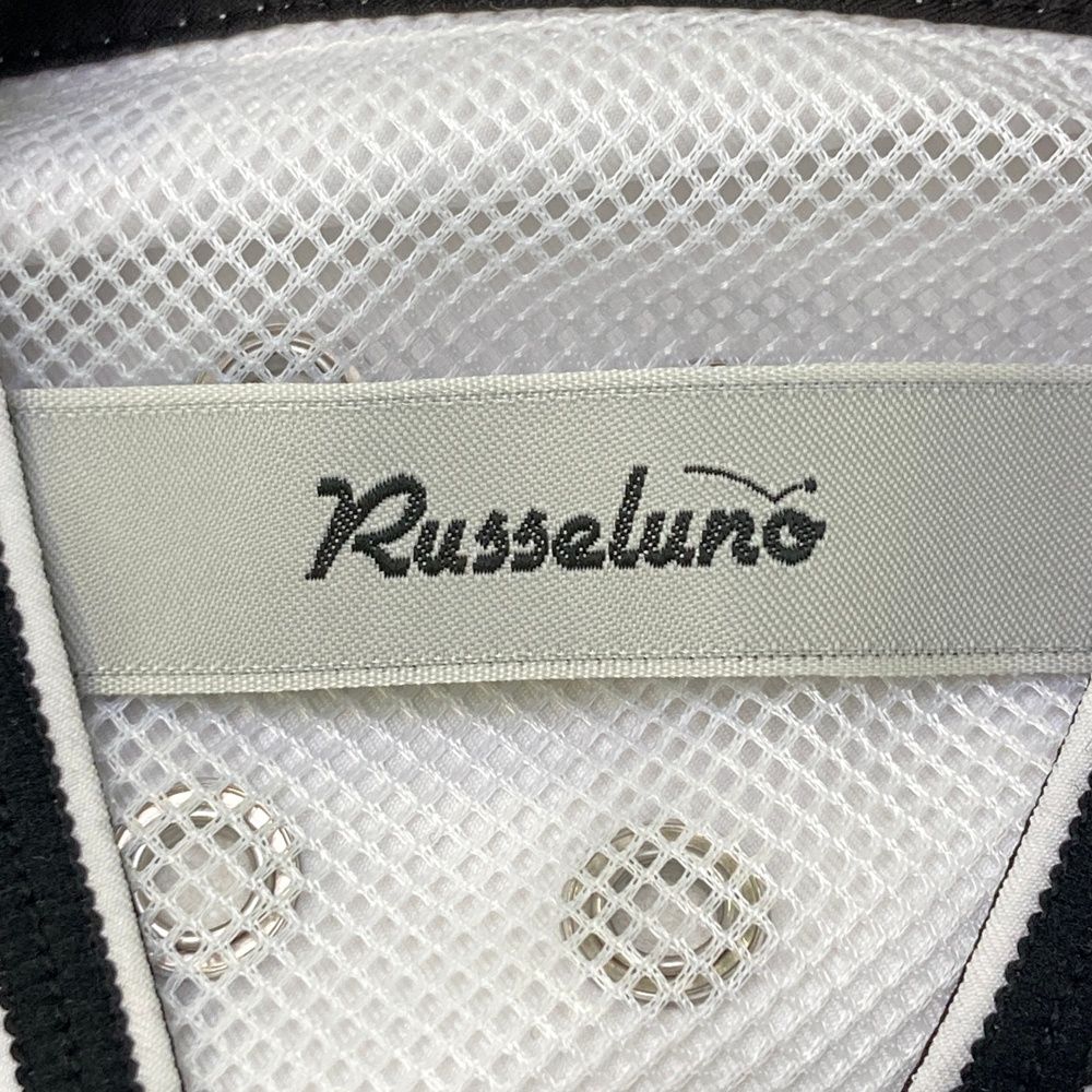 サイズ 7 RUSSELUNO ラッセルノ メッシュ裏地 デザイン切替長袖ジャケット ホワイト系 240101555235 ゴルフウェア メンズ ストスト LLC-HASEGAWATOSO_COM