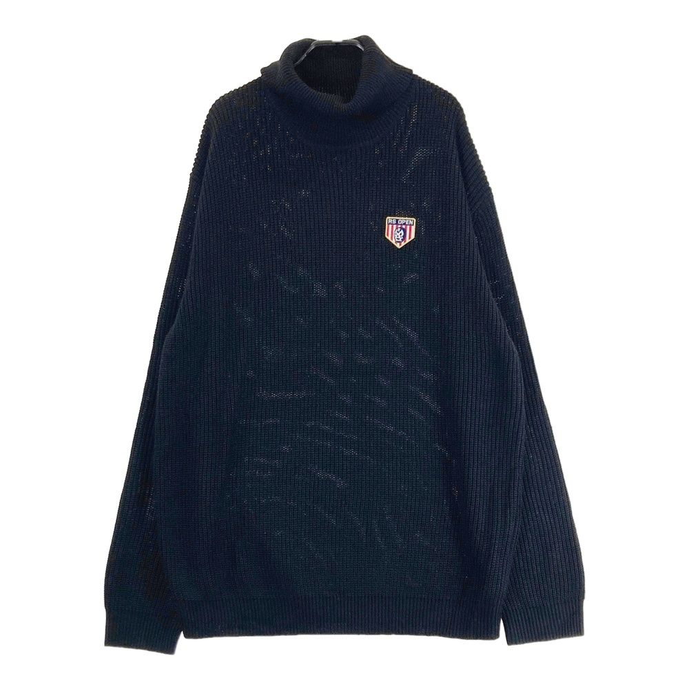 サイズ 7 RUSSELUNO ラッセルノ ルチャ タートルネック長袖ニットセーター ブラック系 240101555244 ゴルフウェア メンズ ストスト