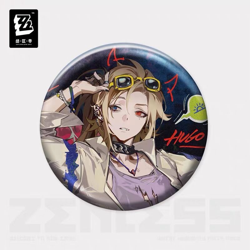 ゼンレスゾーンゼロ・公式 ゼンレス・ゼンゼロ・ZZZ 缶バッジ（将眼涙