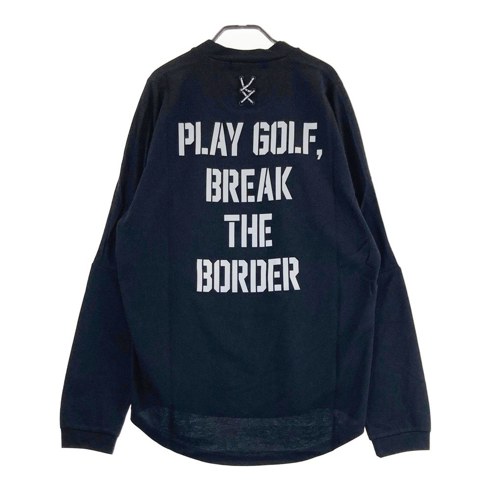 サイズ 7 ラッセルノ モックネック長袖Tシャツ ブラック系 ゴルフウェア メンズ ストスト