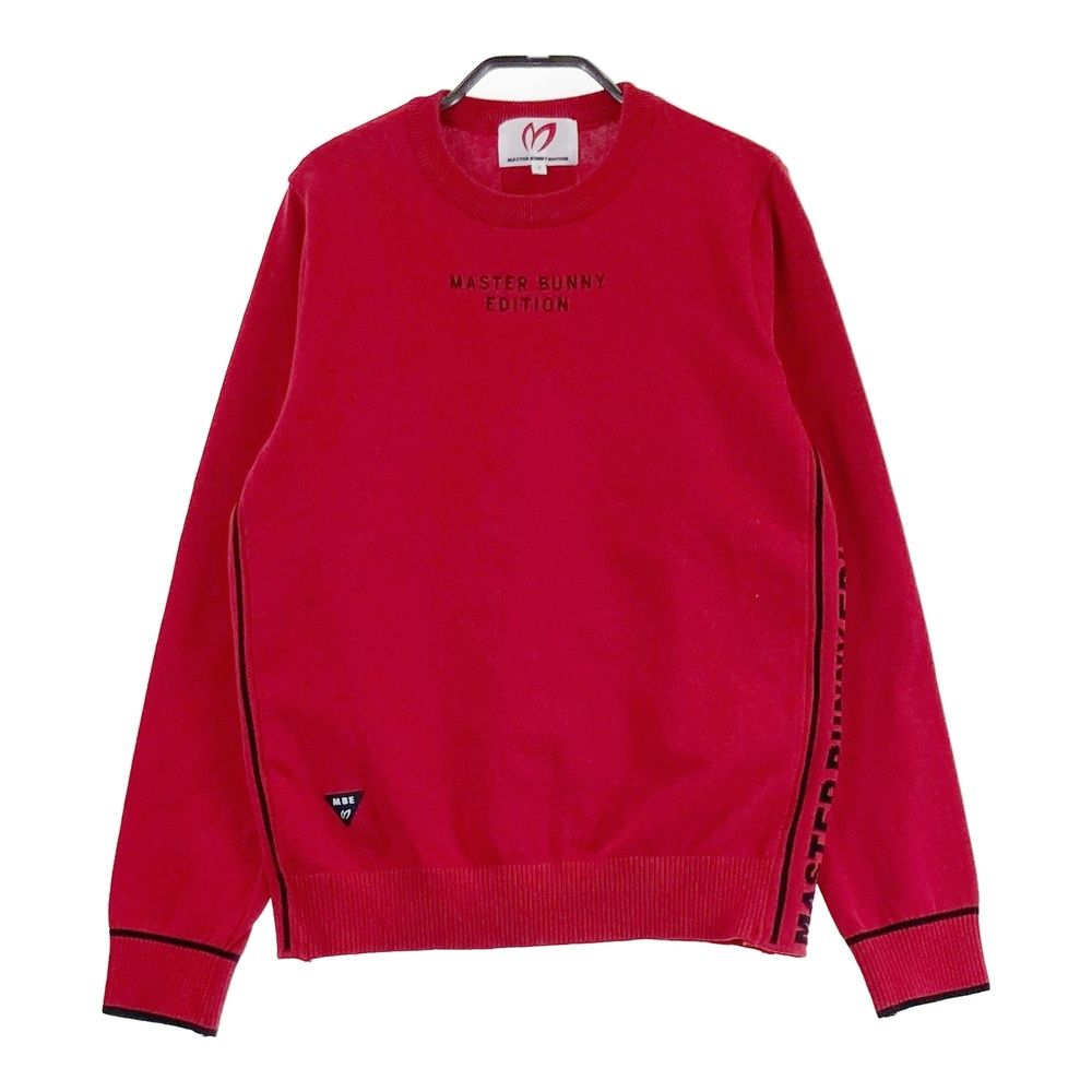 サイズ 1 MASTER BUNNY EDITION マスターバニーエディション ニットセーター レッド系 240101555327 ゴルフウェア レディース ストスト