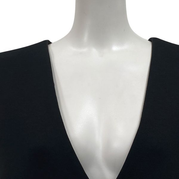 ◆ ♥ アイシービー iCB ジャンパースカート Vネック ノースリーブ ロング丈 Iライン 黒 XL 13号 レディース S5X114