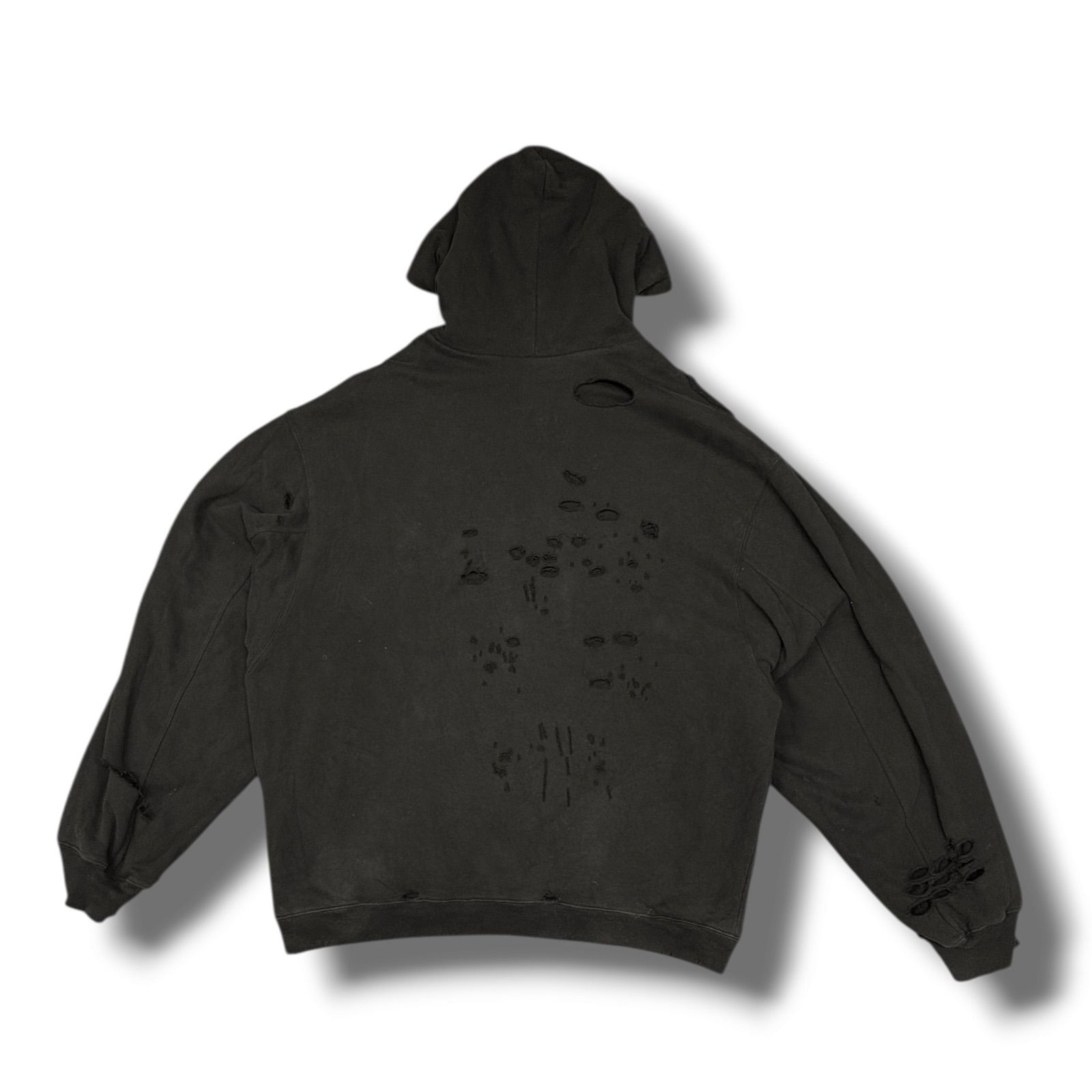 国内正規 BALENCIAGA 21SS Caps Destroyed Hoodie キャップス