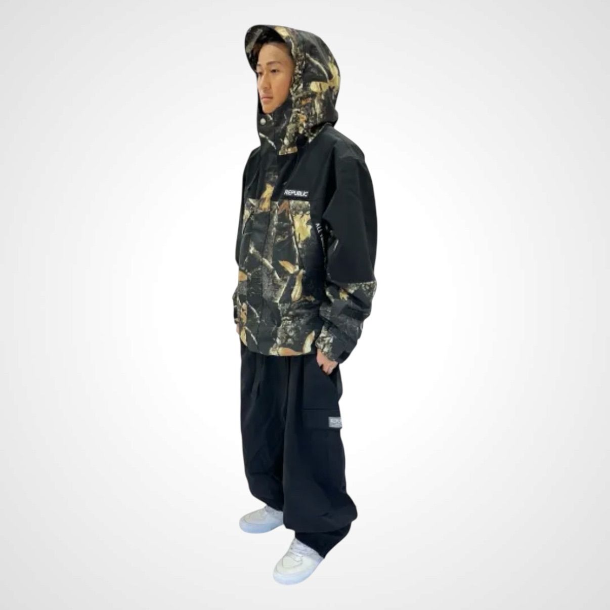  36 CHAMBER JAKET CAMO|BLACK | rp 26 ch リパブリック マウンテンパーカー ウェア(男性用) スノーボード