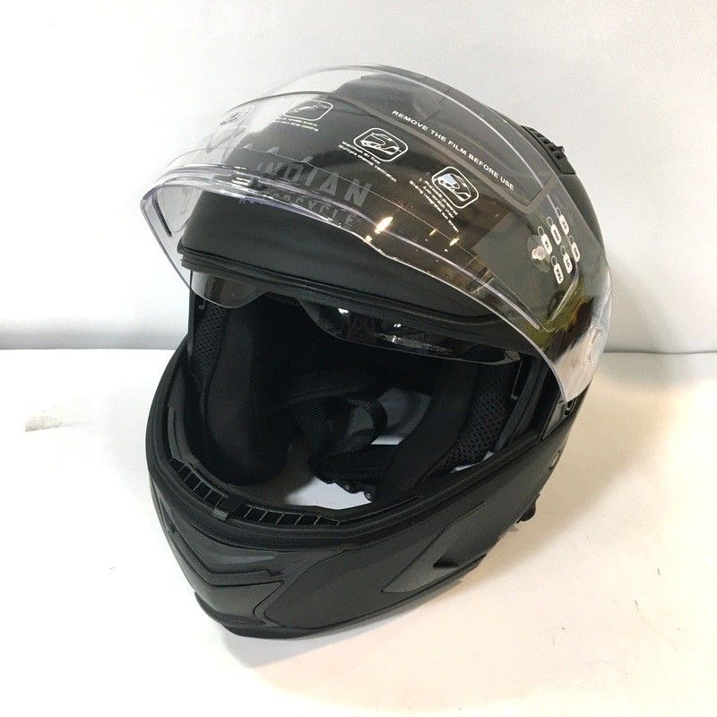 INDIAN MODULAR インディアンモジュラー システムヘルメット 除菌消臭済 Mサイズ マットブラック オートバイ ツーリング ライディング バイカー バイク用品 TA3604