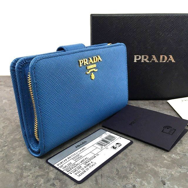 548 送料込み ♥品 PRADA ミディアムウォレット 1ML225 RFID反応あり プレゼントにも