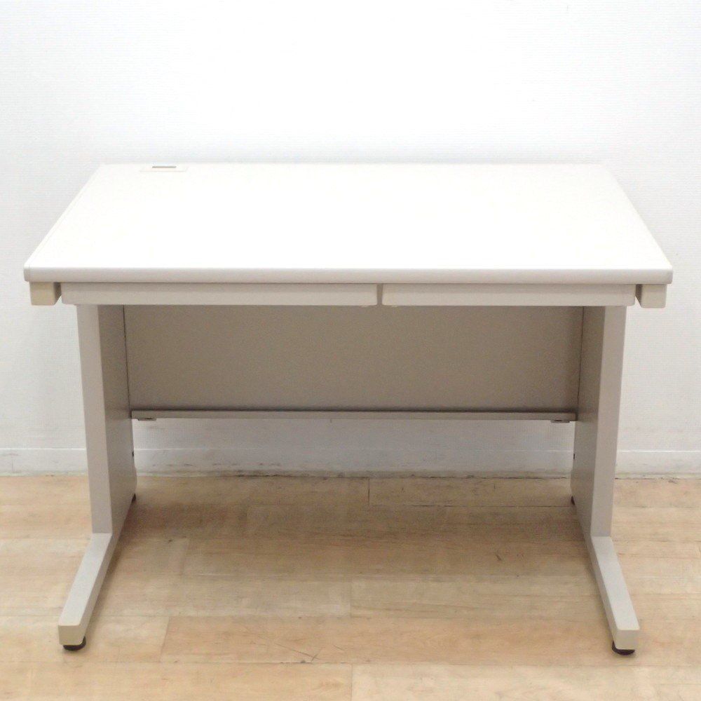 コクヨ KOKUYO 平デスク SDT-TK107F1 グレー W1000 D700 H700 事務机 オフィスデスク 平机 L字脚 配線口 EG18976 オフィス家具