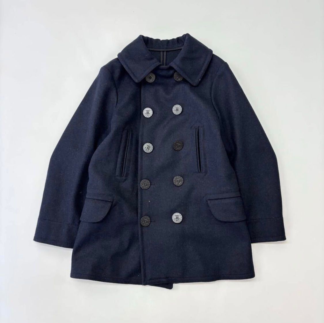 アナトミカ US NAVY モデル WOOL PEA COAT ウール Pコート コート ネイビー 系 サイズ 1 708 0240