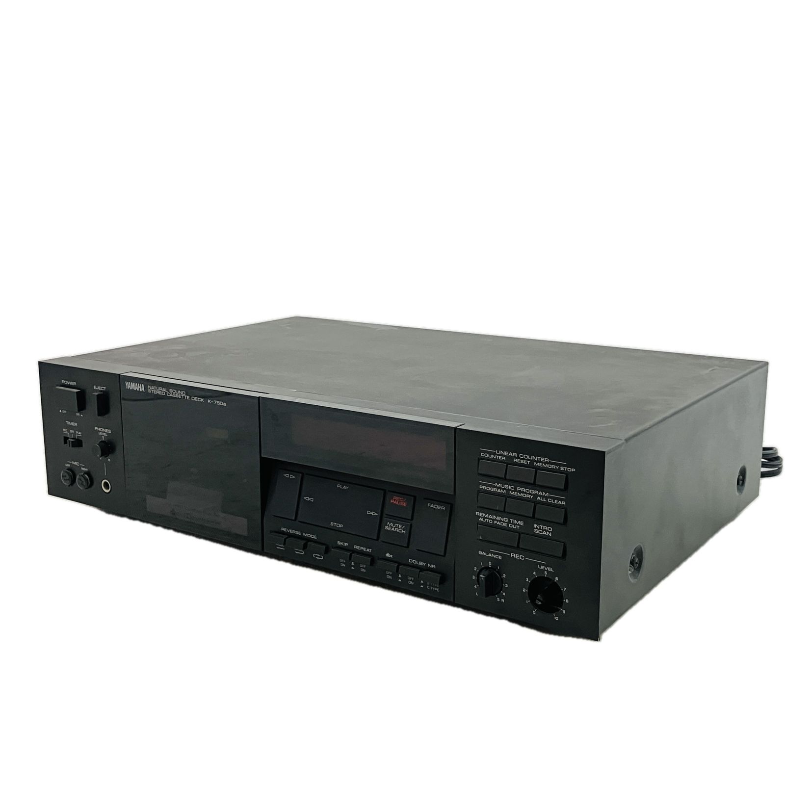 YAMAHA K-750a カセットデッキ ヤマハ 音響機器 音響機材 オーデイオ機器 ジャンク C10509918