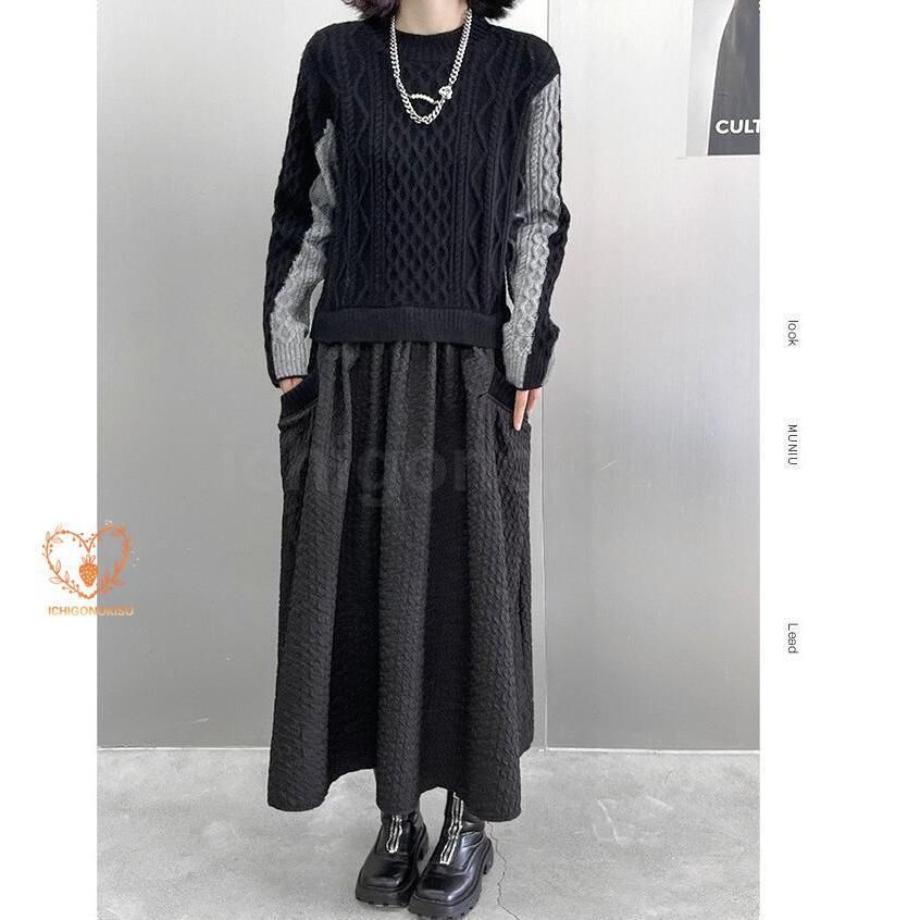 ニットワンピース