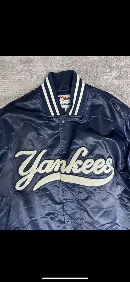 マジェスティック YORK ヤンキース 野球 アウター ネイビー