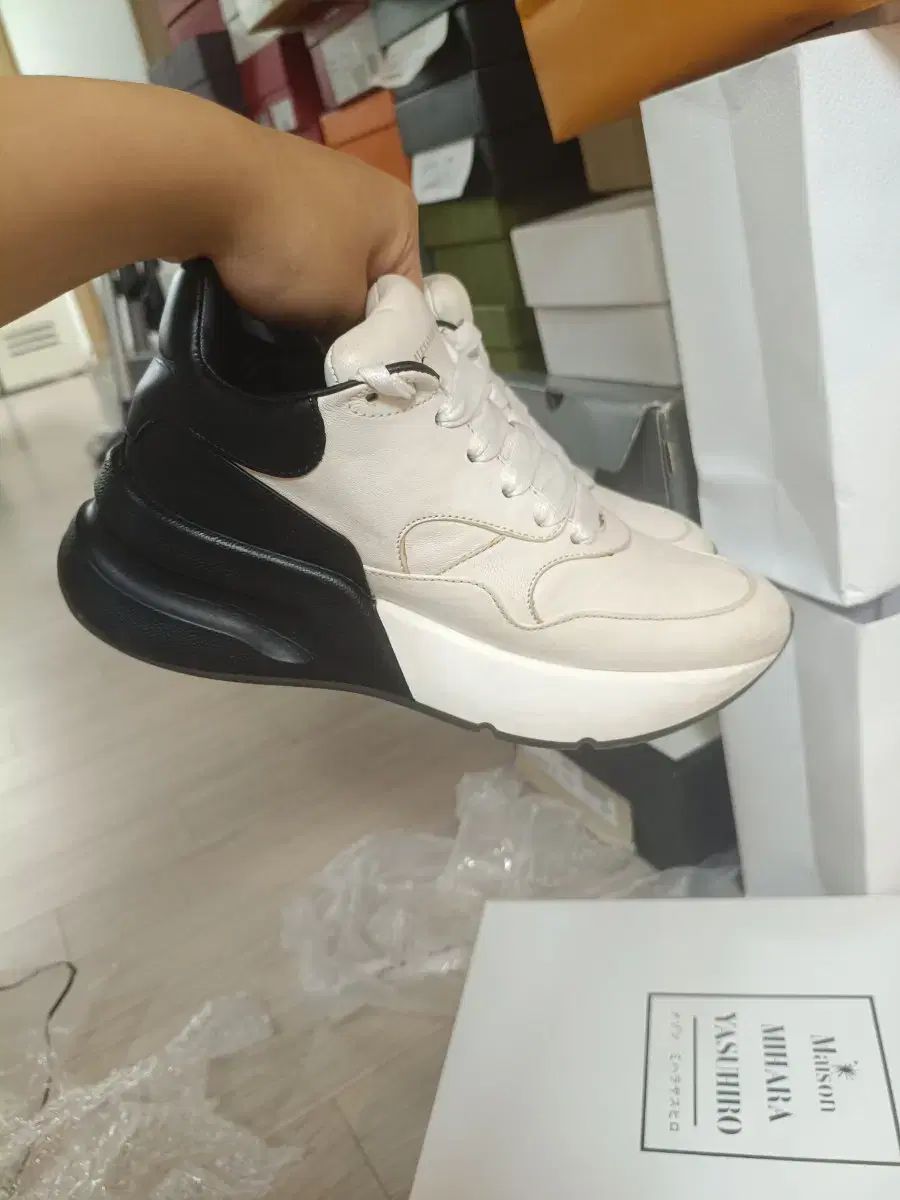  37 Alexander McQueen アレキサンダー マックイーン オーバーソール ランナー スニーカー 235 245 フラットシューズ バレエシューズ パンプス