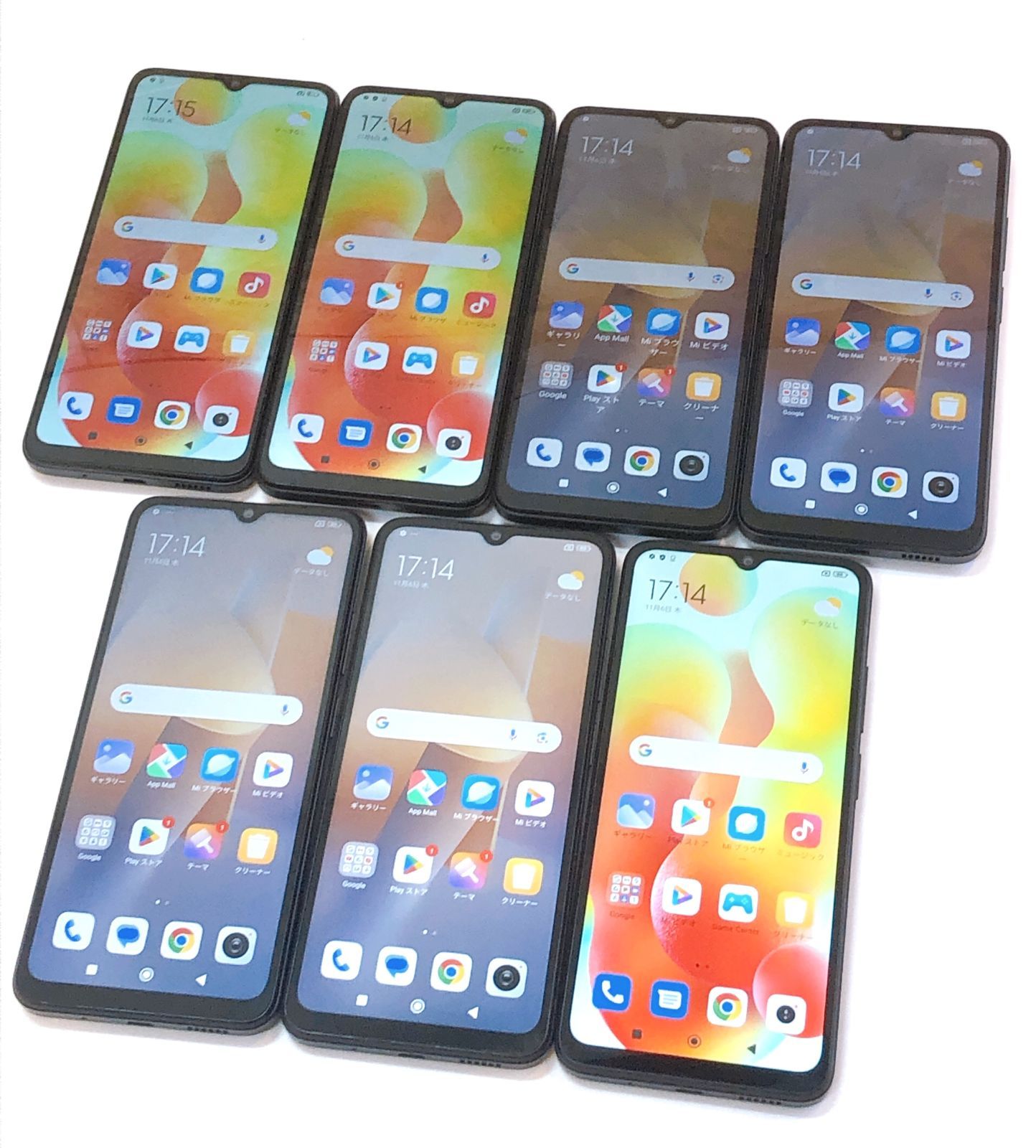 2834-2841 シャオミ Redmi 12C 64GB グラファイトグレー 7台おまとめ ネットワーク利用制限無し SIMロック無し Xiaomi Android スマートフォン 白ロム