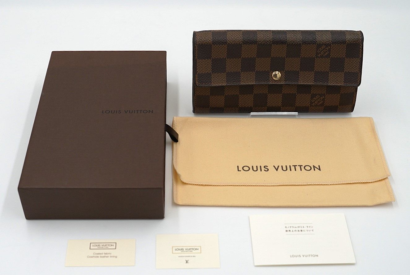  LOUIS VUITTON ダミエ ポルトフォイユ サラ 財布 N 61734 長財布 小物