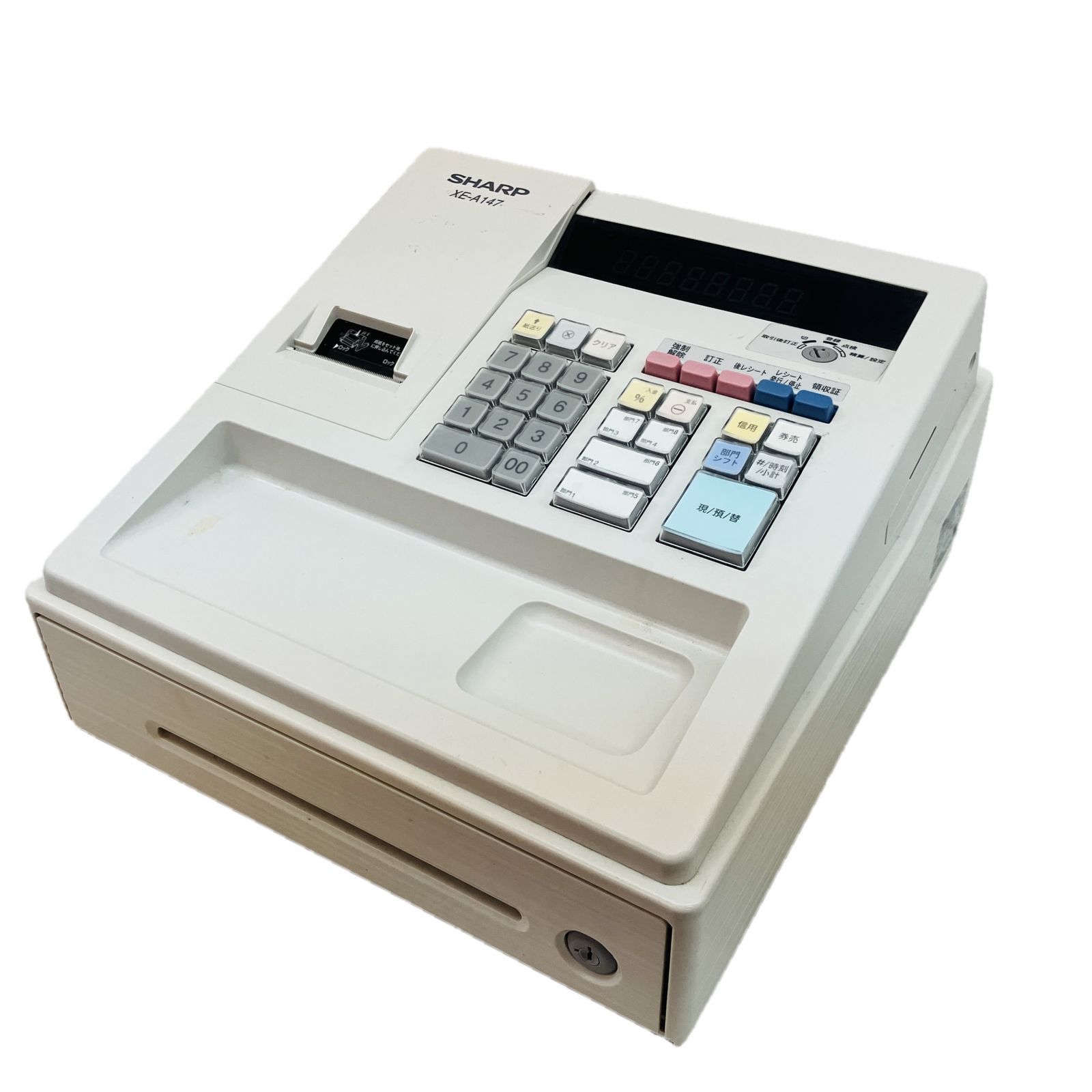 SHARP XE-A147 電子レジスター ホワイト レジ 店舗 業務用品 シャープ C10415201