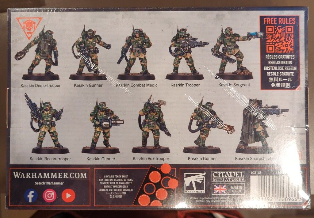 GAMES KILL TEAM Kasrkin Cadian Special Forces カサーキン キルチーム
