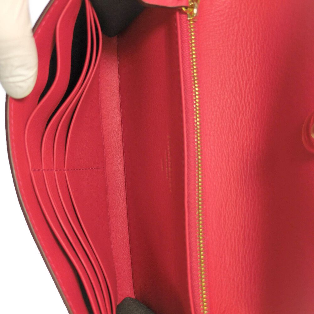 ストラスベリー ウォレットチェーン財布|レッド|