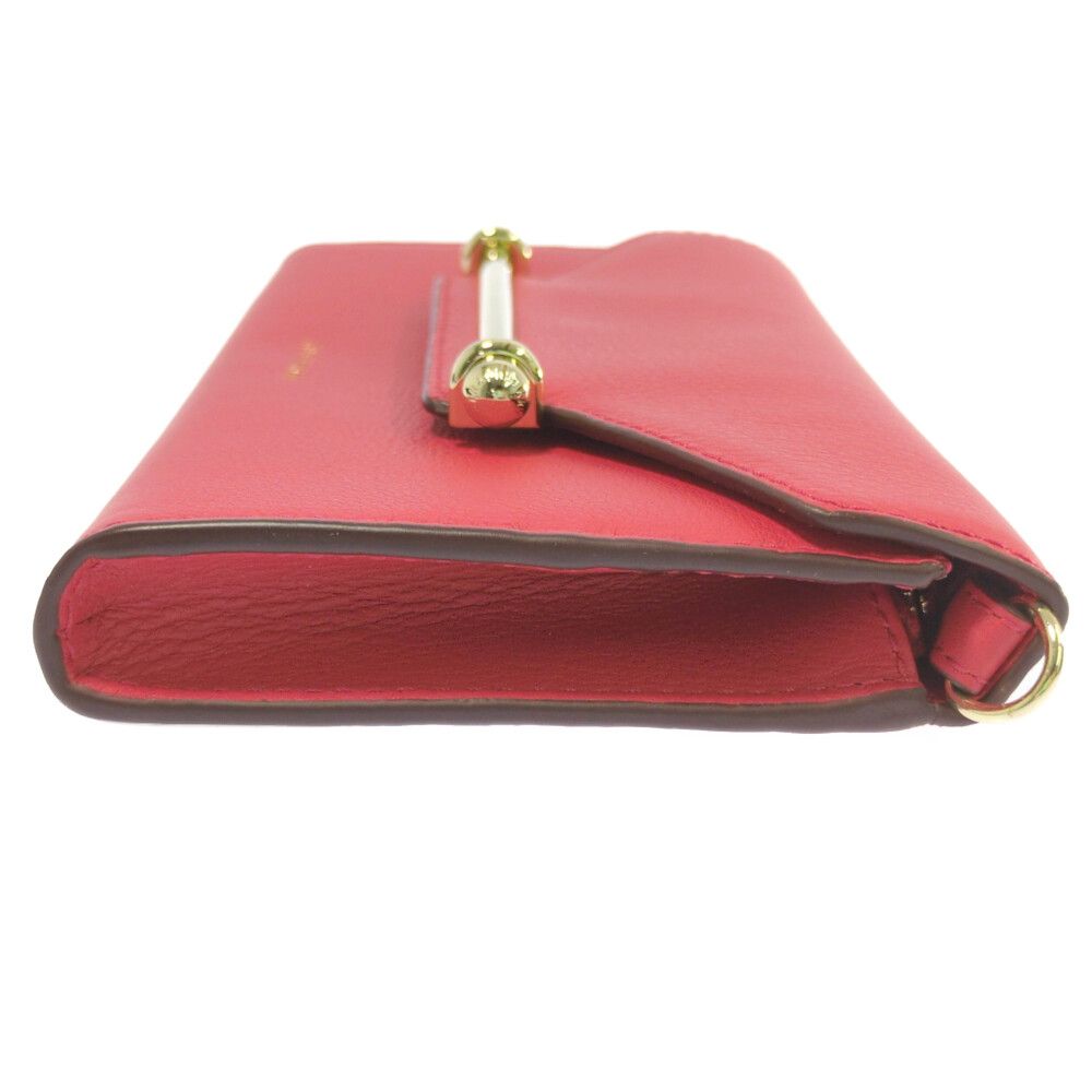 ストラスベリー ウォレットチェーン財布|レッド|