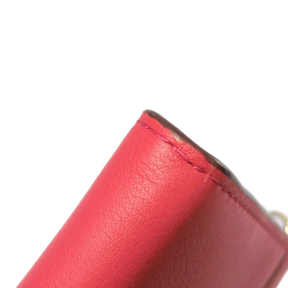 ストラスベリー ウォレットチェーン財布|レッド|