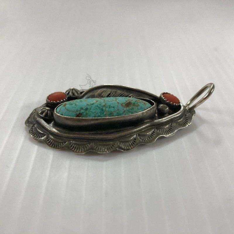  品 BIG HAND ビッグハンド 3 D TOP ネックレス トップ アクセサリー ジュエリー ターコイズ 192-251106-ts-18-tei その他 アクセサリー