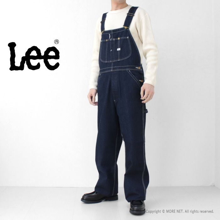 リー Lee インディゴブルーデニム オーバーオールパンツ LM7254-2100 メンズ DUNGAREES