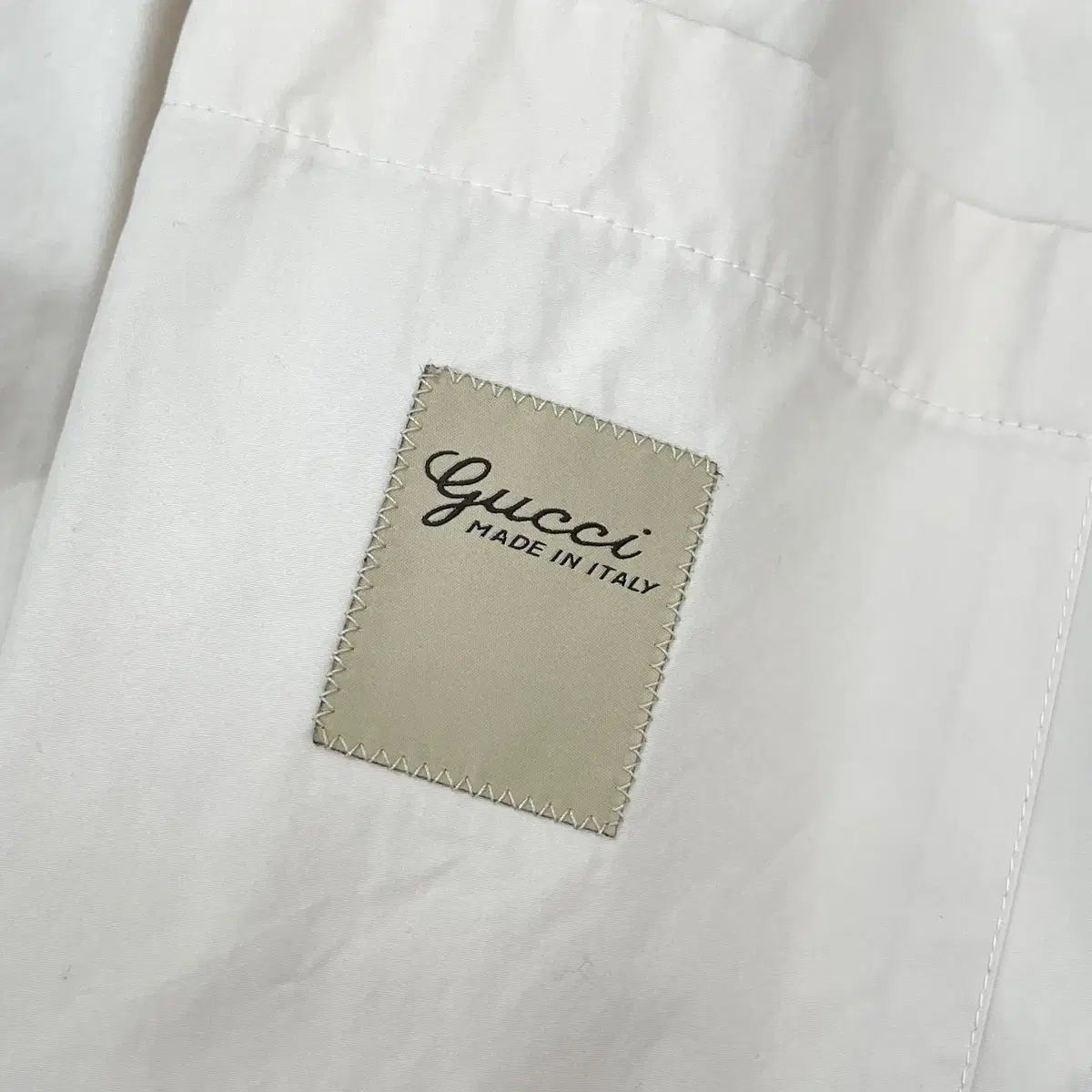  グッチ コットン ワイド パンツ アイボリー チノパン パンツ