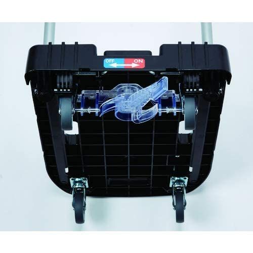 樹脂台車 こまわり君 省音G車輪 600X390 ブラック 樹脂ストッパー付