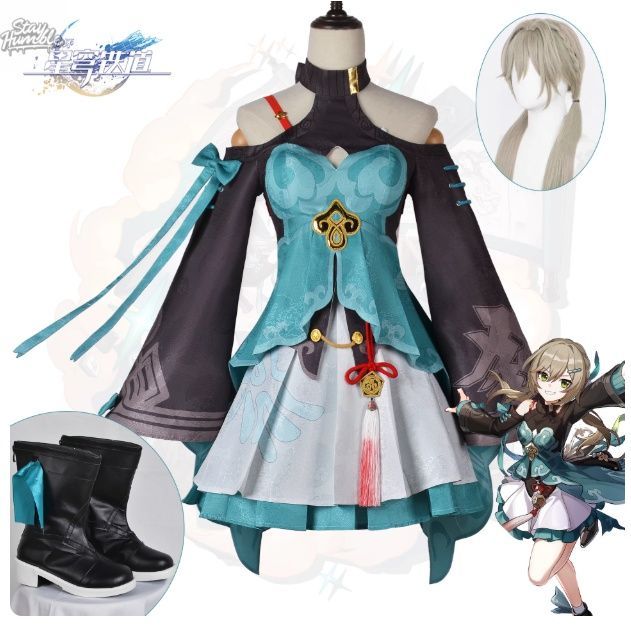 崩壊 スターレイル 青雀 コスプレ衣装 中国風 フルセット