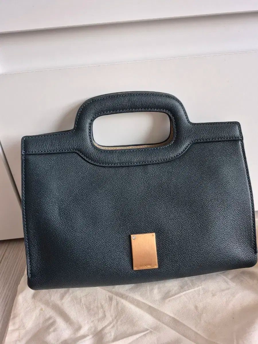 クロンヌ ダークグリーン トート クロスバック