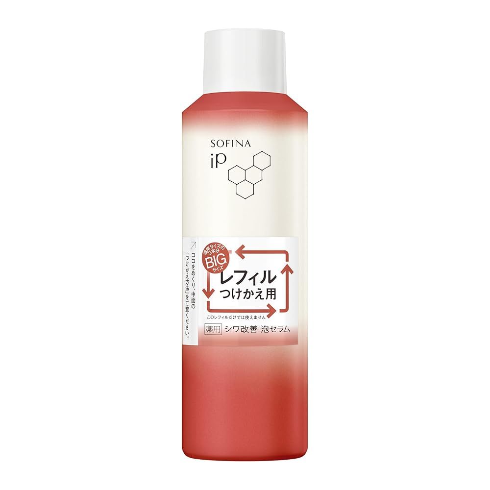 ソフィーナiP アイピー 薬用シワ改善 泡セラム レフィル 180 g
