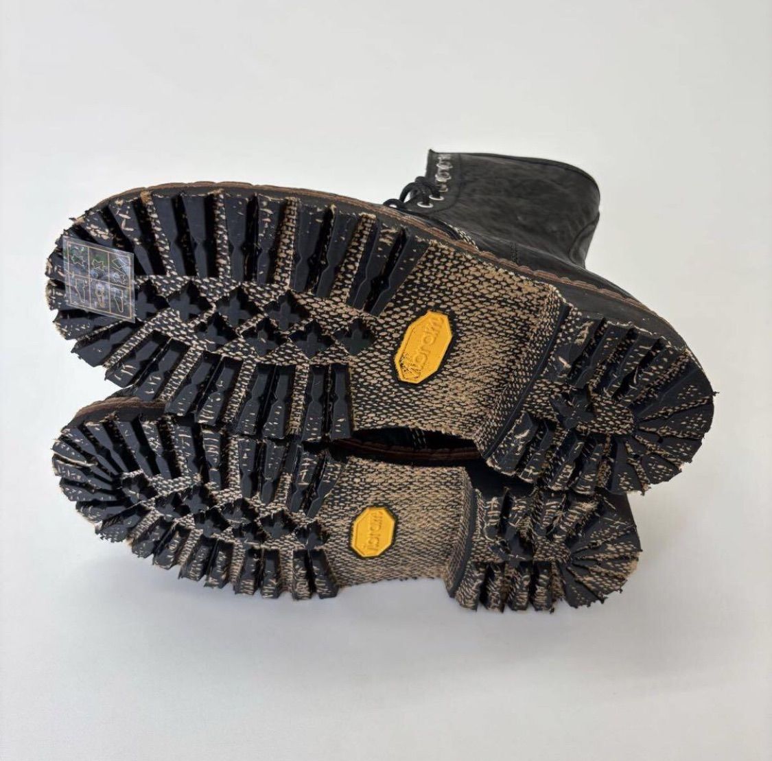 24 aw 2025 VISVIM ビズビム SCOUT MOC BOOTS HI-FOLK 特殊加工 コードバンレザー ブーツ BLACK サイズ 9.5 708-1230