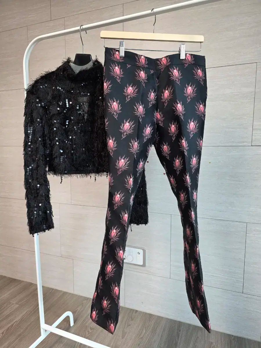 <ジャンバティスタヴァリ>ジャカード スラックス