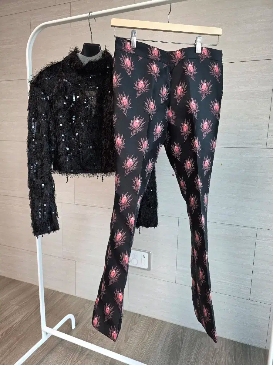 <ジャンバティスタヴァリ>ジャカード スラックス