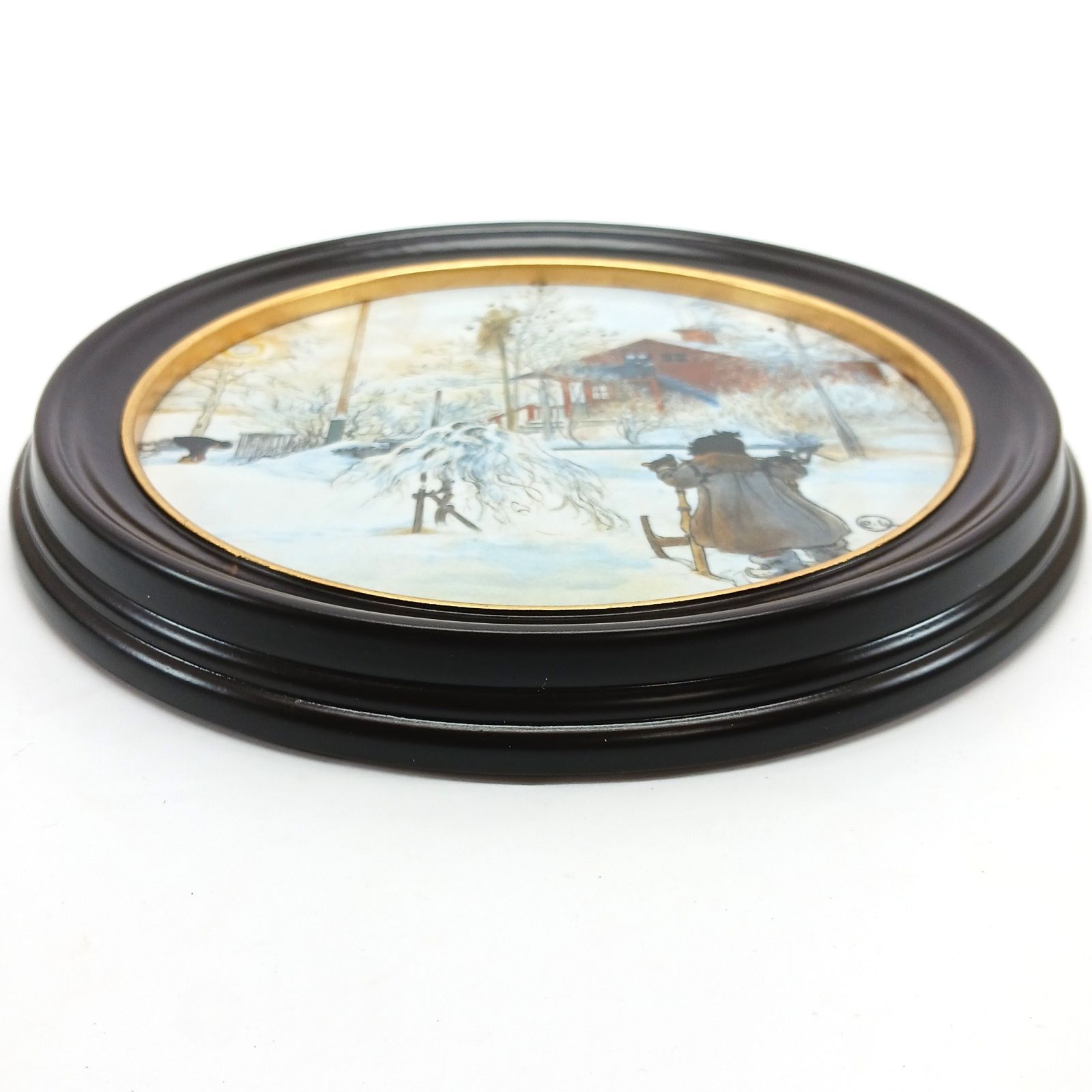 ロイヤルコペンハーゲン 陶板絵皿 飾り皿 Carl Larsson カール