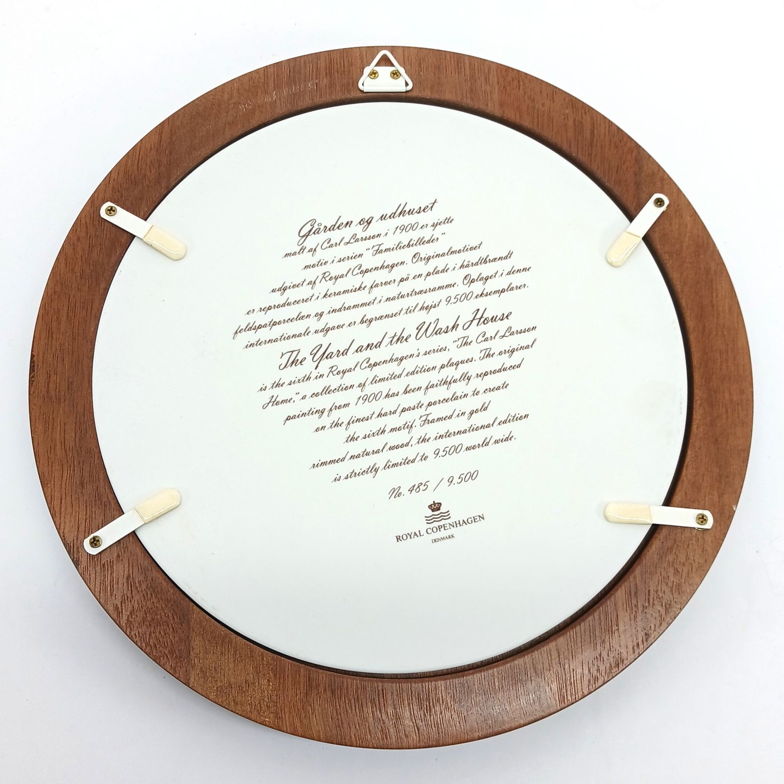 ロイヤルコペンハーゲン 陶板絵皿 飾り皿 Carl Larsson カール