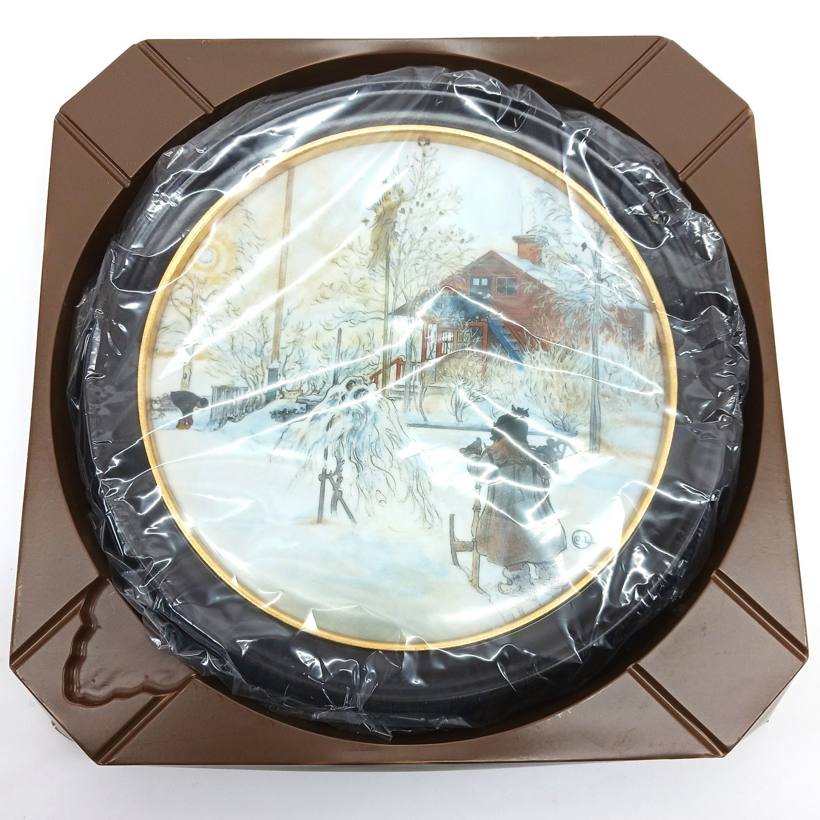 ロイヤルコペンハーゲン 陶板絵皿 飾り皿 Carl Larsson カール