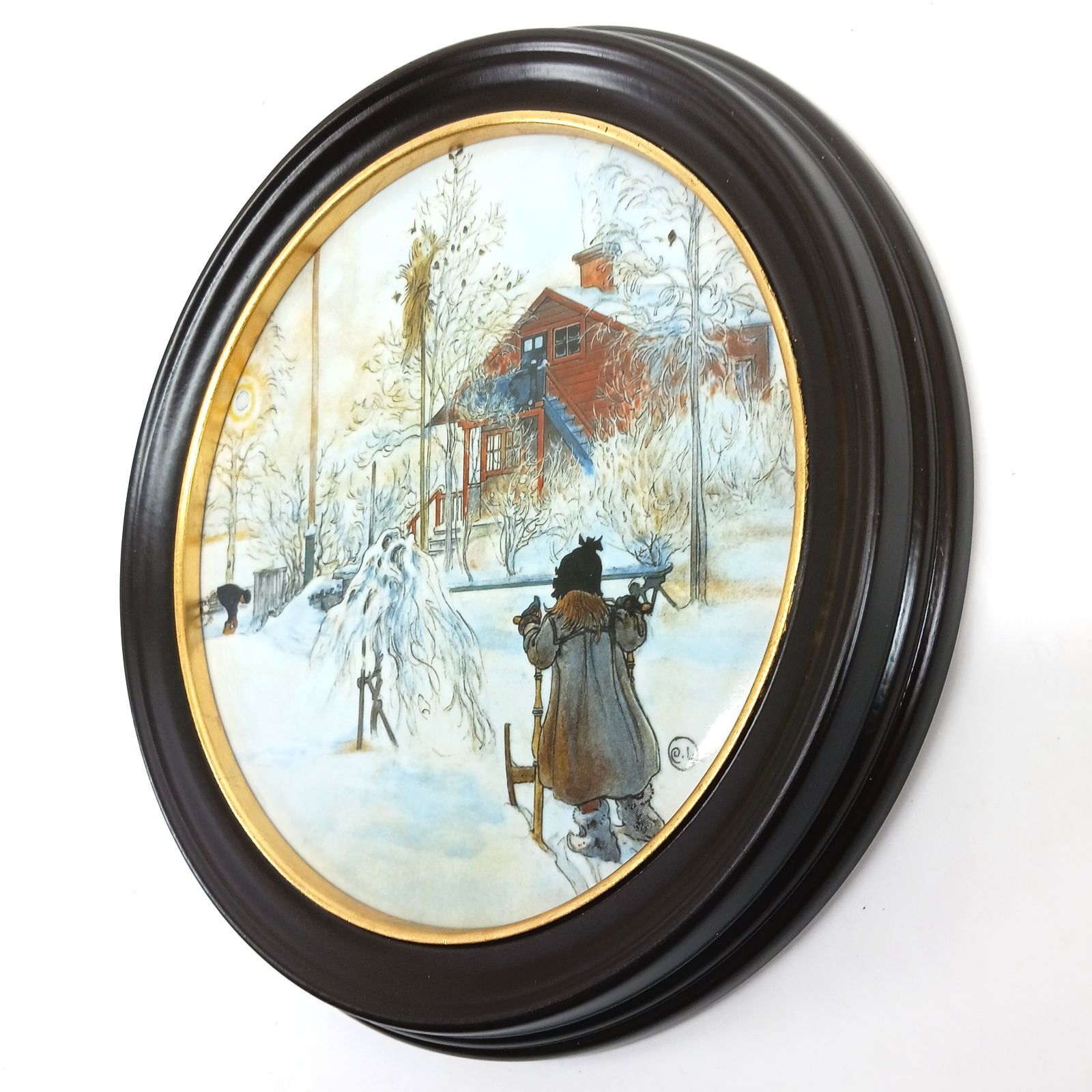 希少 ロイヤルコペンハーゲン カール・ラーション 世界枚数限定品 陶板