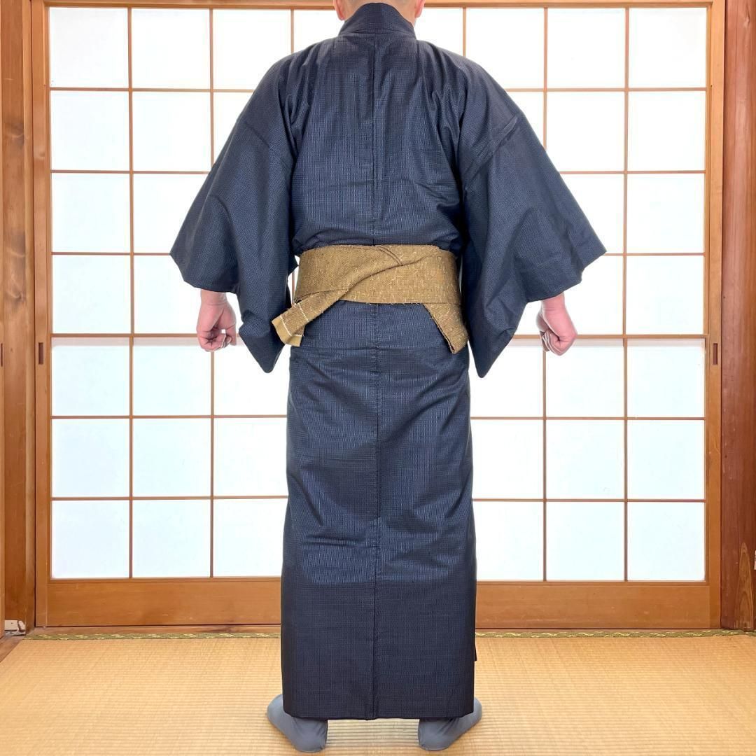 メンズ紬着物 羽織