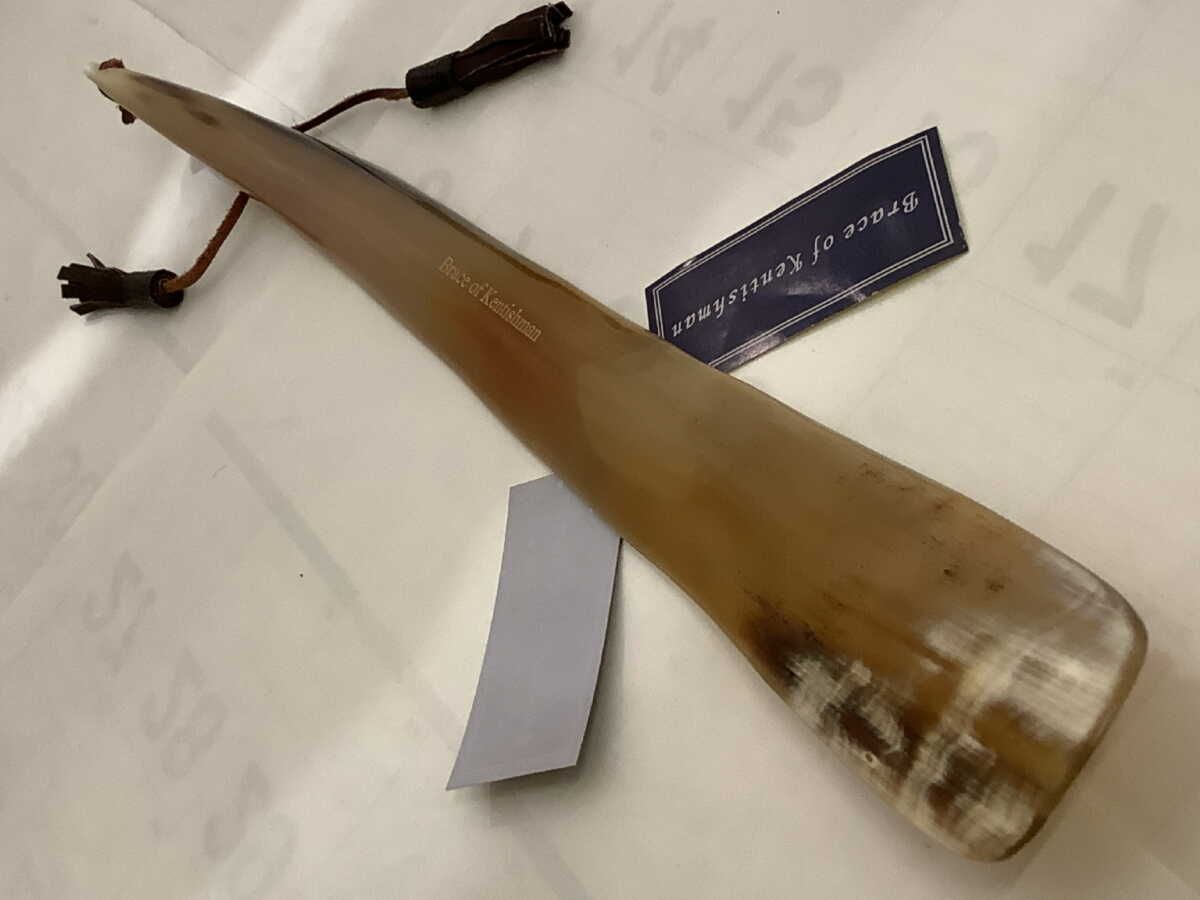 靴べら 本水牛角40cm級 リアルシューホーン Brace of Kentishman謹製