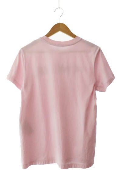 モンクレール MONCLER 24SS MAGLIA MANICHE CORTE マニッシュ コルテ ロゴ刺繍 半袖Tシャツ J10938C00006 S ピンク ブランド古着ベクトル 251106