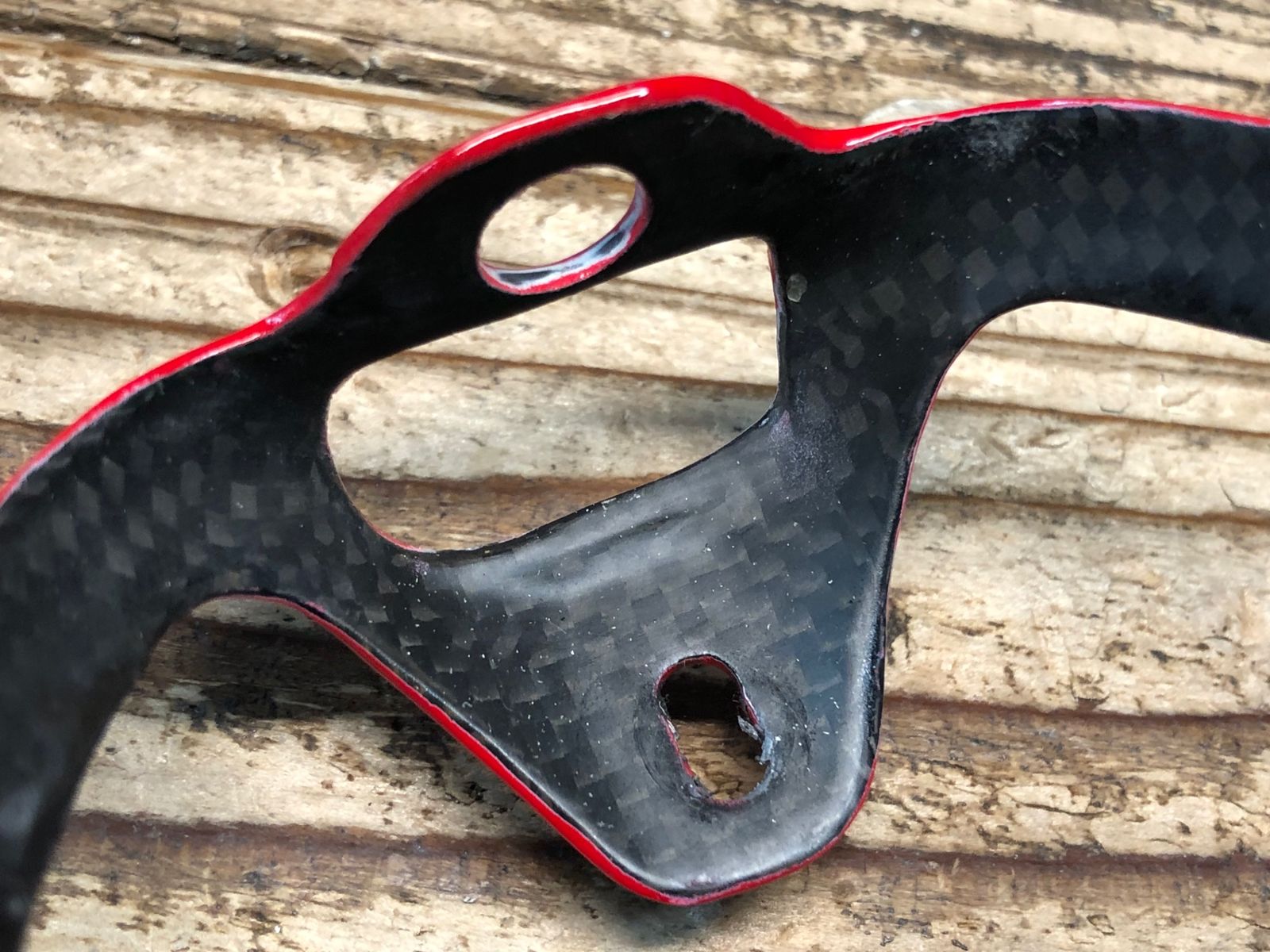 JI409 スペシャライズド SPECIALIZED S-WORKS RIB CAGE 2 カーボン ボトルケージ 赤黒 2個セット