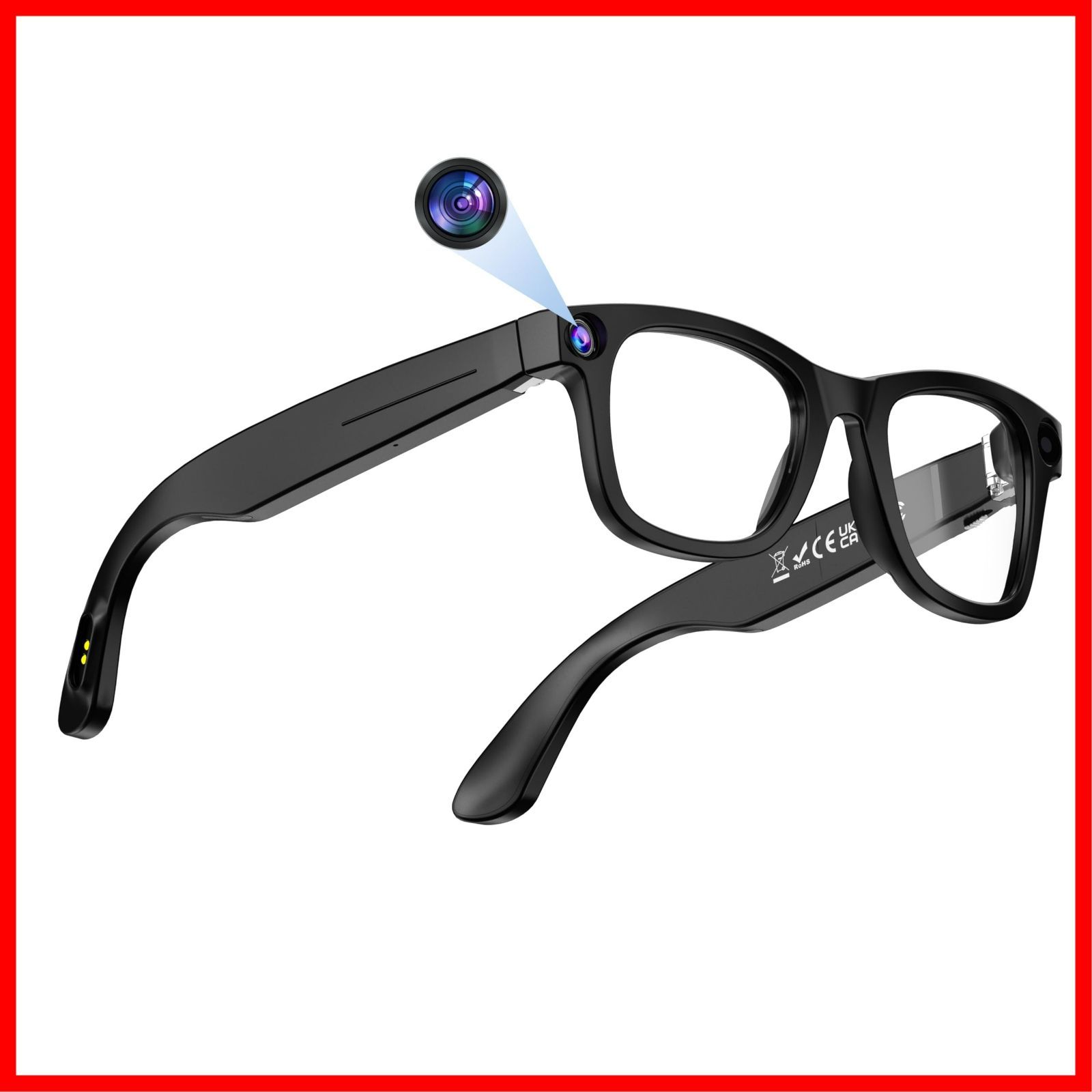 双 HIFI 万画素カメラ 3000万画素画像 1080P動画 スピーカー 800 言語リアルタイム翻訳 サングラス ブルーライト防護レンズ 22 38g スマートグラス 超軽量 AI S 男女兼用オーディオサングラス オーディオメガネ G300 通勤