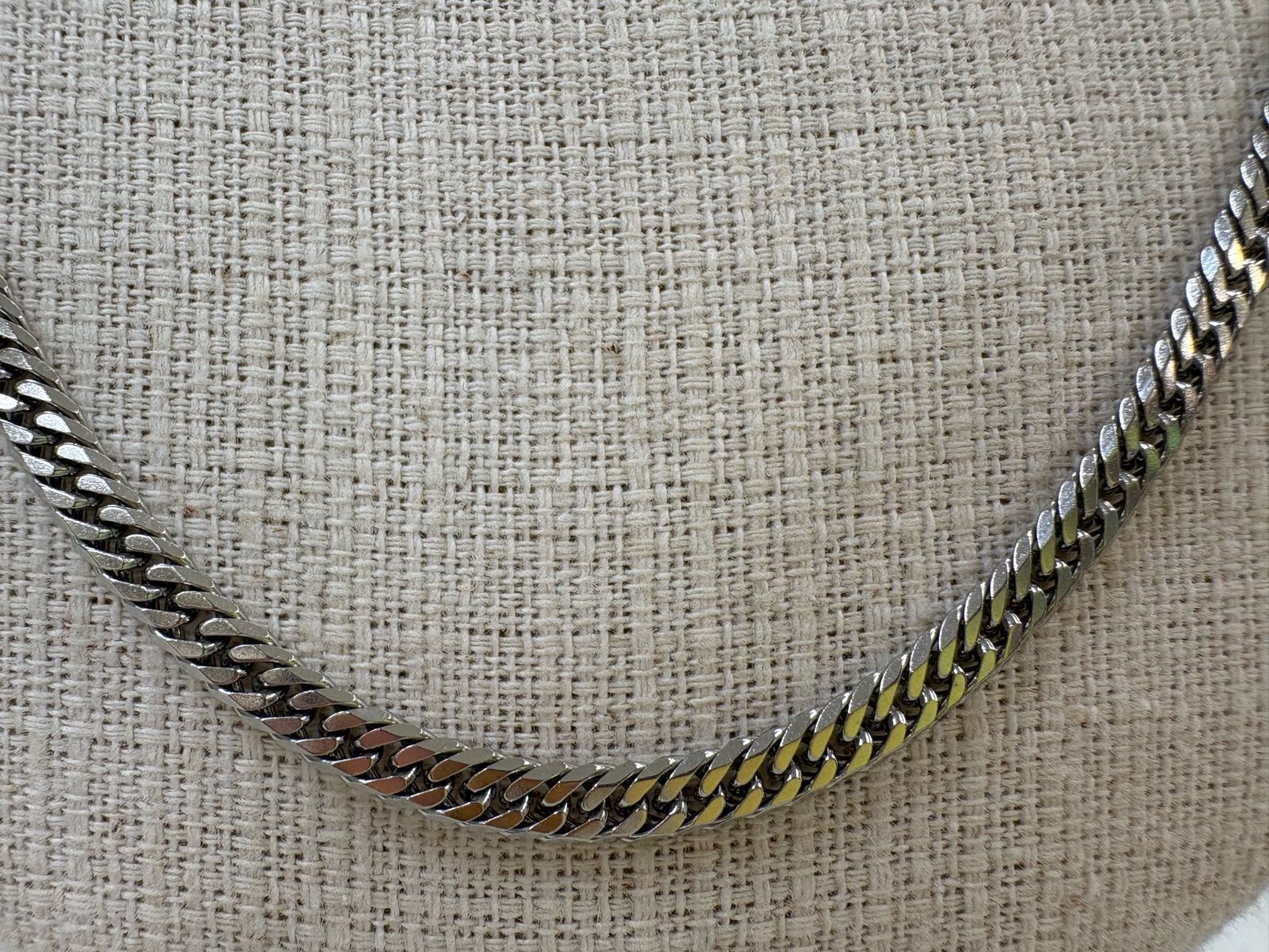 ノンブランドジュエリー 6面ダブル喜平ネックレス Pt900 プラチナ900 ネックレス