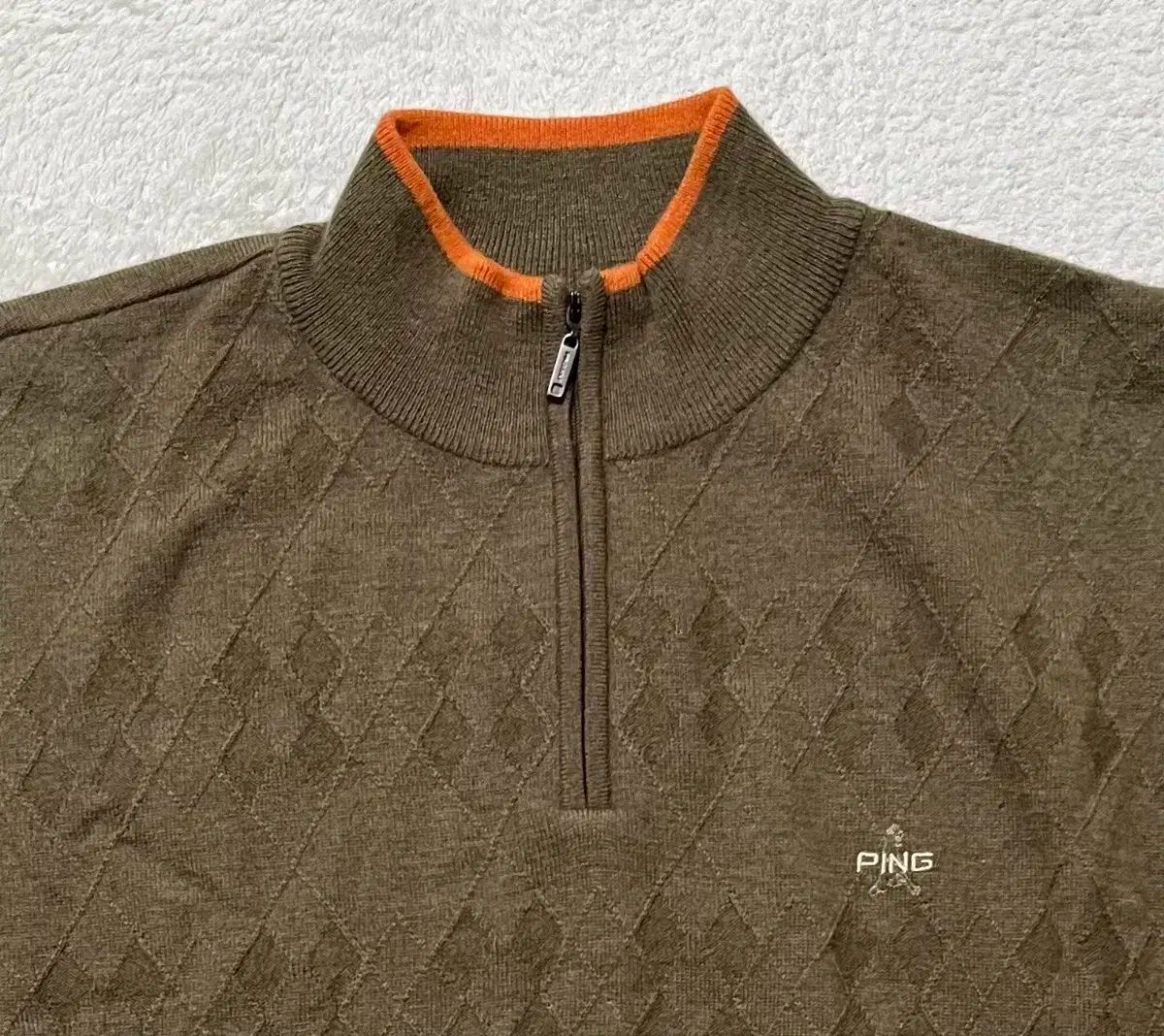 Ping ゴルフ ハーフジップ ウール ニット LLC-HASEGAWATOSO_COM