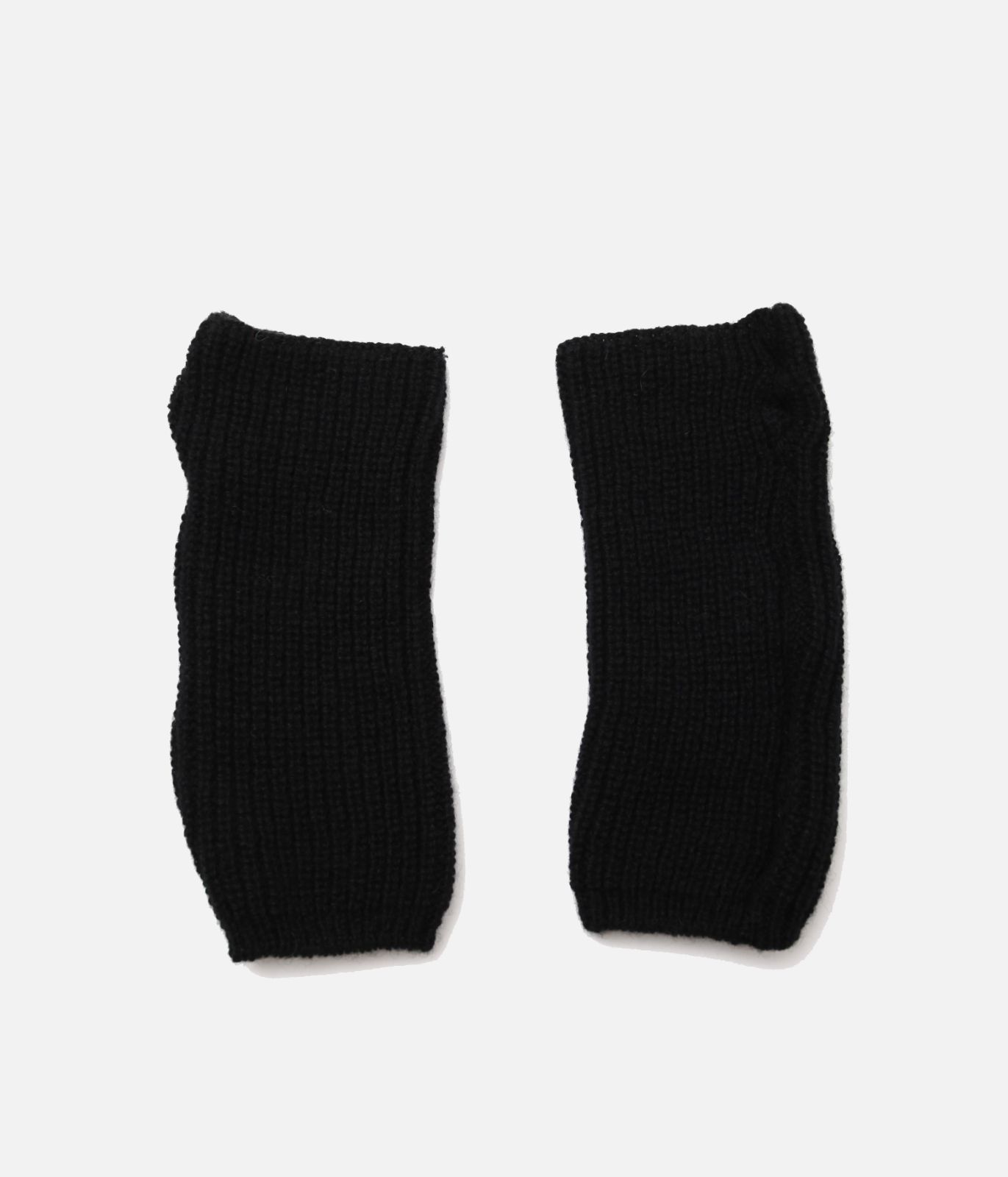 HIGHLAND 2000 CASHMERE KNIT MITTENS BLACK