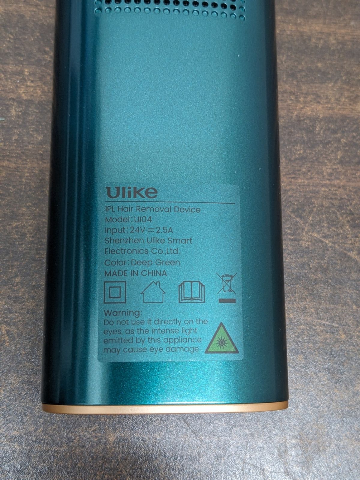  Ulike IPL冷却 家庭用脱毛器 UI 104 グリーン 脱毛器 脱毛 除毛