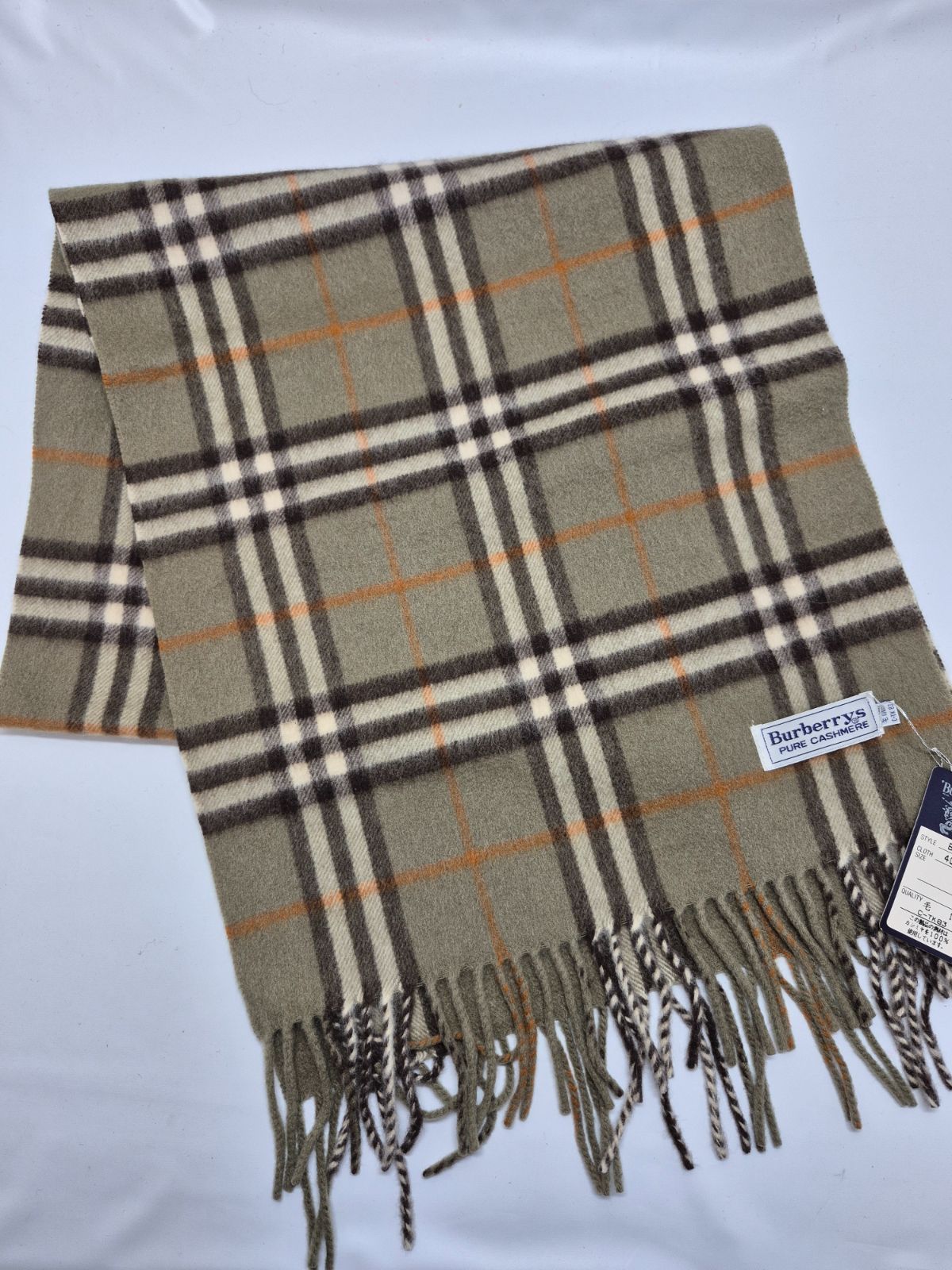 Burberrys メンズ カシミヤマフラー カシミヤ
