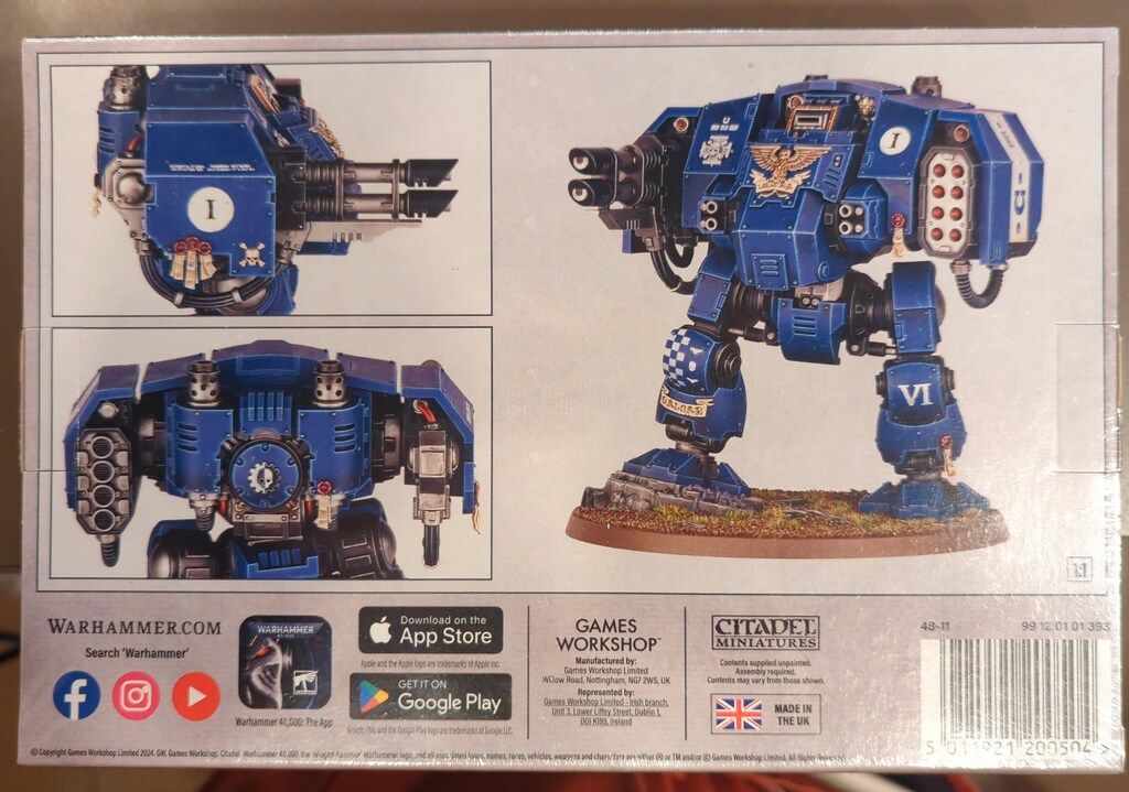 SPACE MARINES Ballistus Dreadnought バリストゥス ドレッドノート